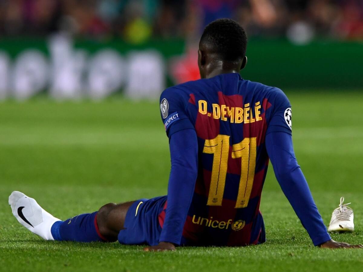 Sigue la pesadilla: Ousmane Dembélé volvió a lesionarse de gravedad