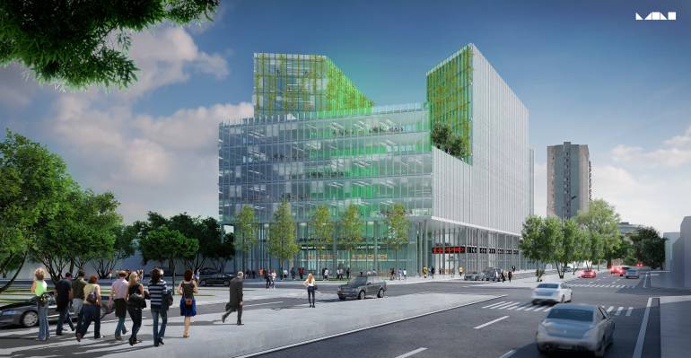 Diseños del complejo Ruta N 2 en Medellín