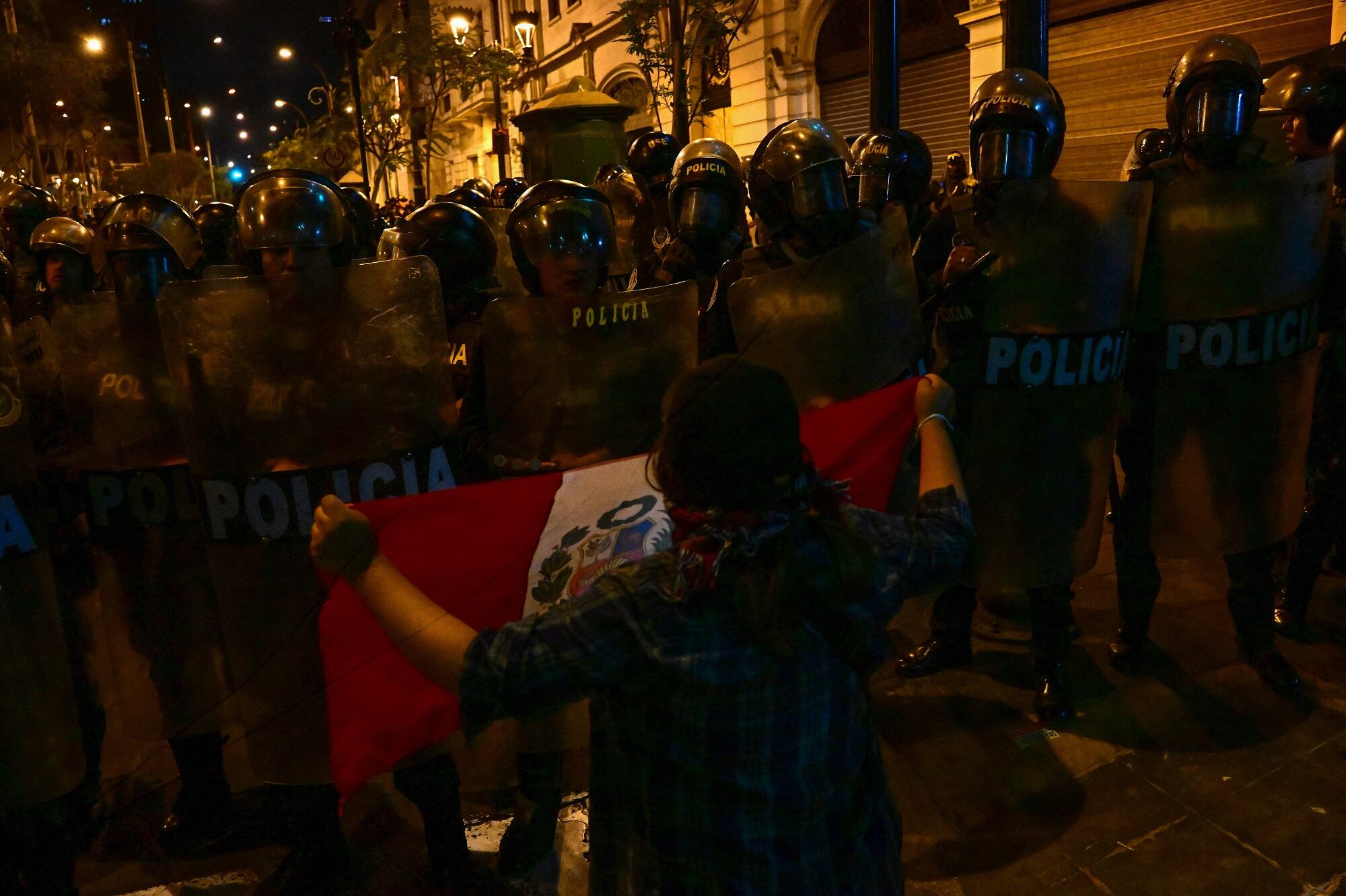 Manifestaciones en Perú. (Photo by MARTIN BERNETTI/AFP via Getty Images)
