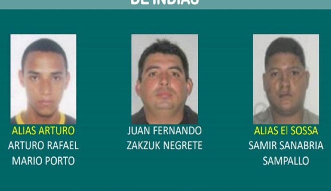 Los 5 más buscados por hurto