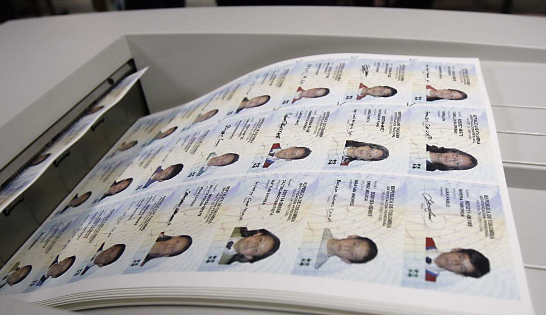 Imagen de referencia. Tarjetas de identidad