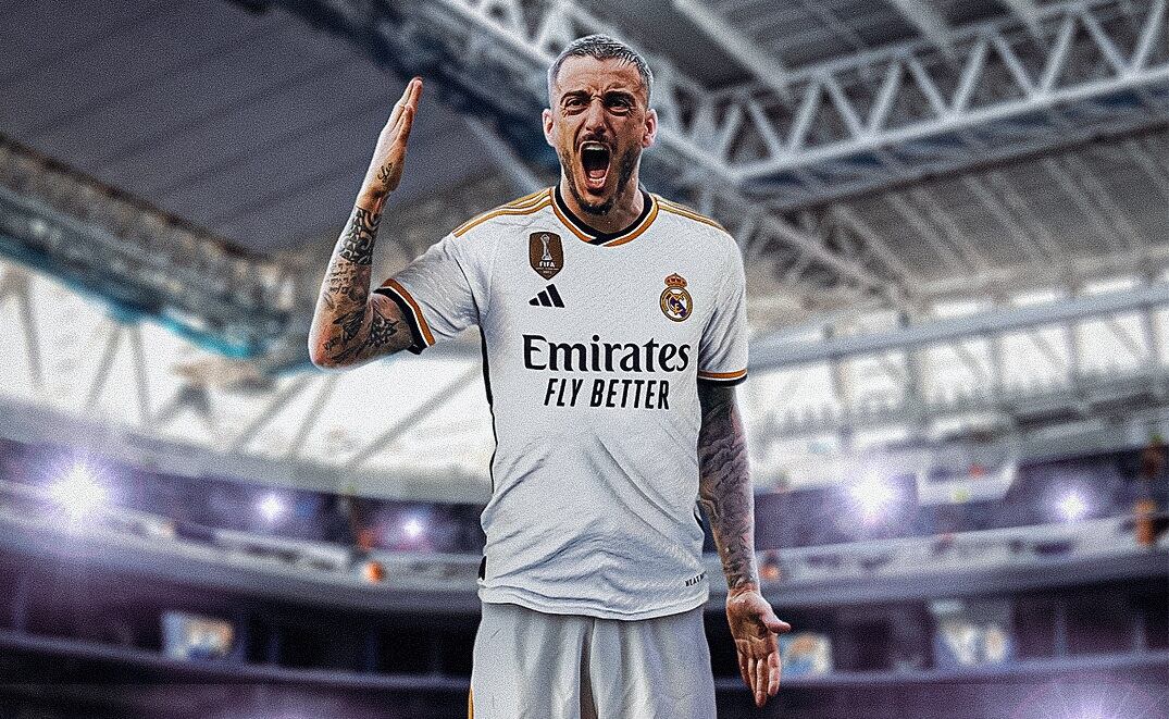 Joselu es oficializado como nuevo refuerzo del Real Madrid. / @realmadrid