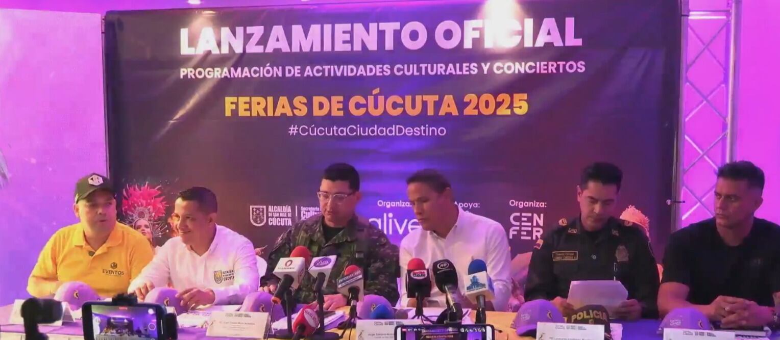 Lanzamiento oficial de las Ferias de Cúcuta 2025. / Foto: Alcaldía.