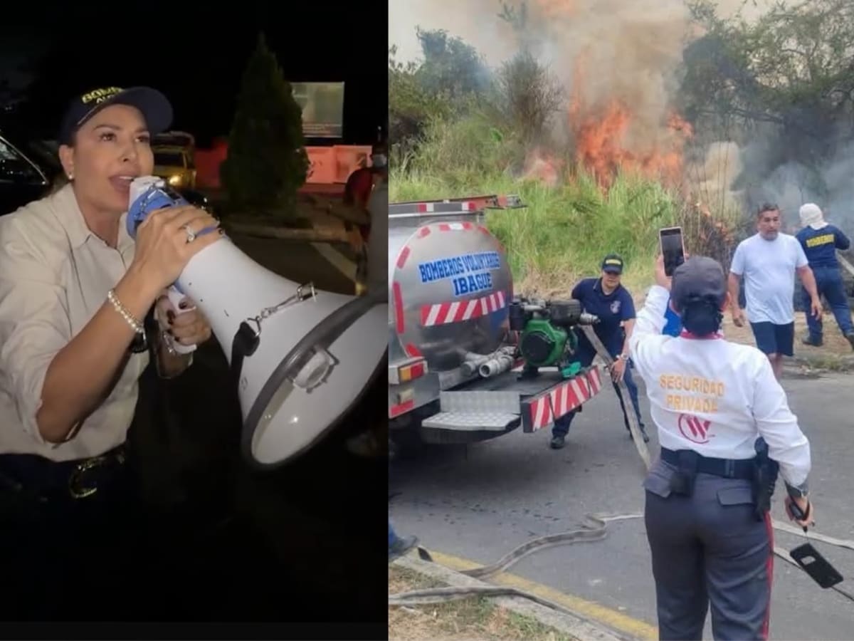 “Aquí hay manos de gente perversa”: alcaldesa de Ibagué sobre incendios forestales