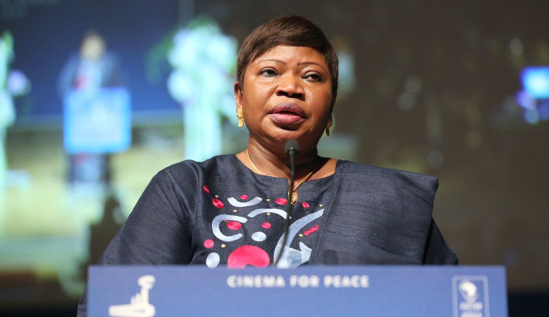 La fiscal saliente de la Corte Penal Internacional, Fatou Bensouda