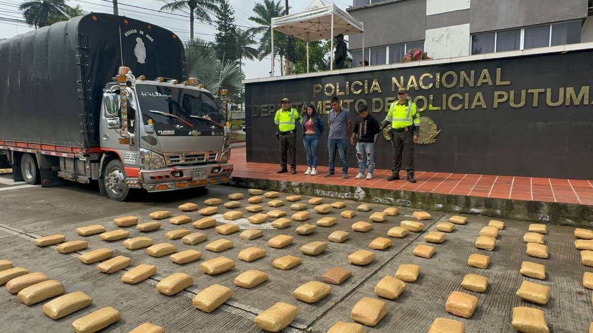 Golpes a las bandas del narcotráfico que operan en Putumayo