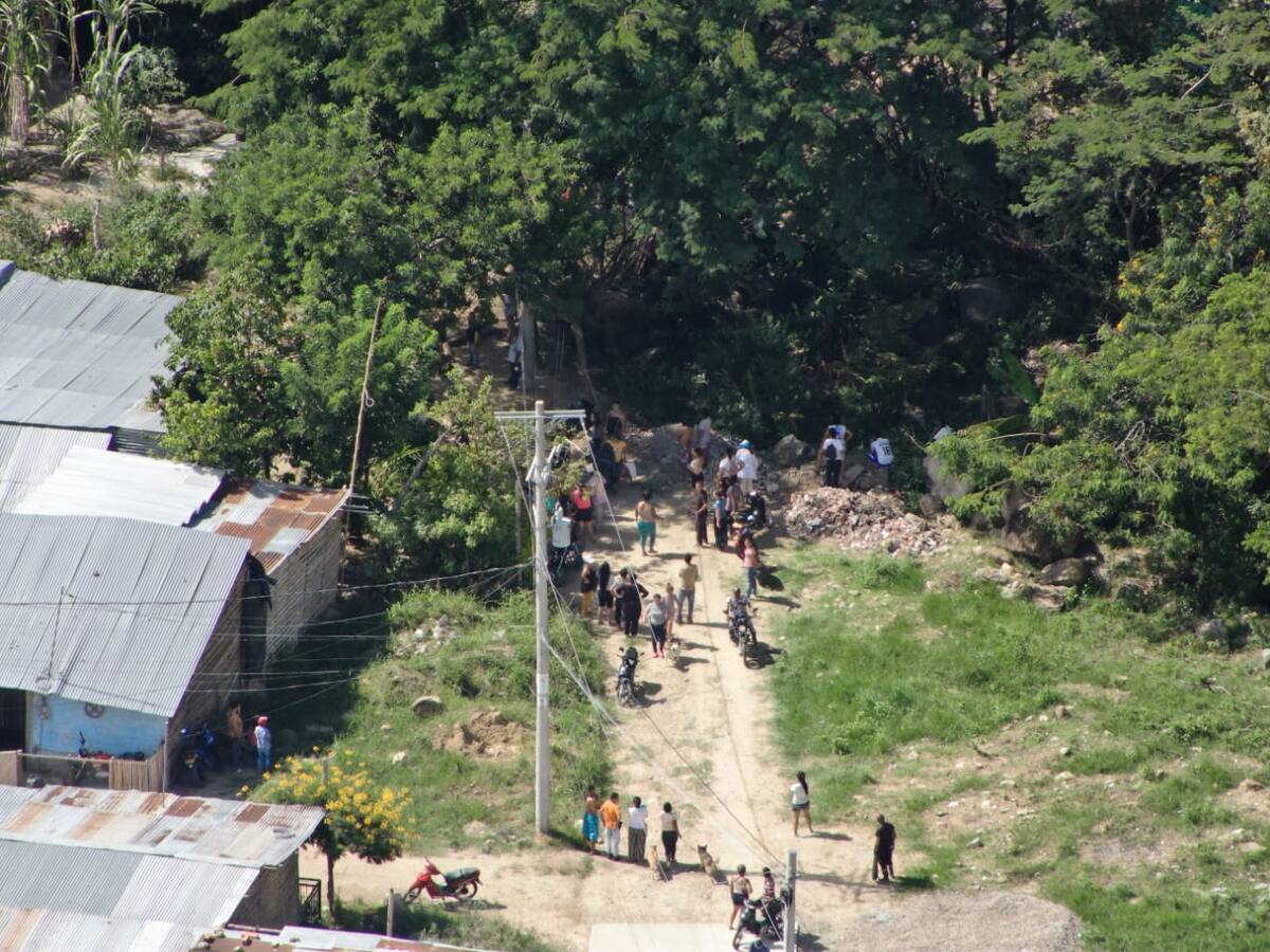 Asonada en Rivera-Huila dejo una personada detenida y daños en bien ajeno
