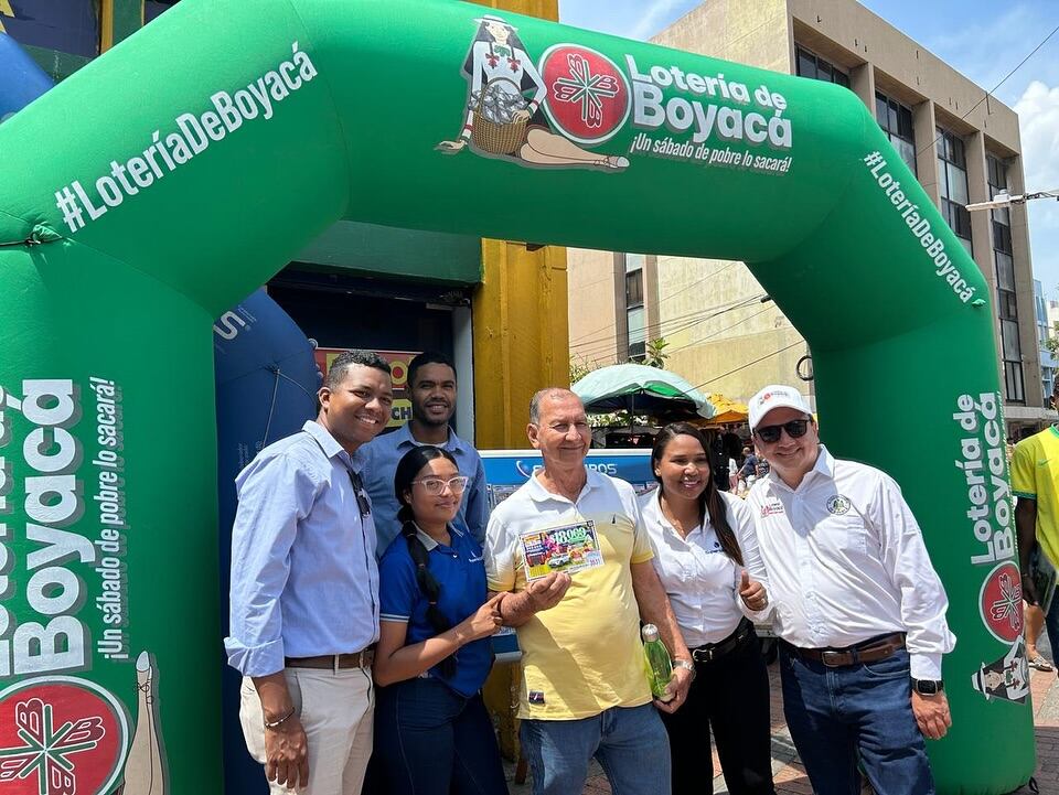 Con una celebración en la Plaza de Bolívar de Tunja, la Lotería de Boyacá conmemoró sus 102 años