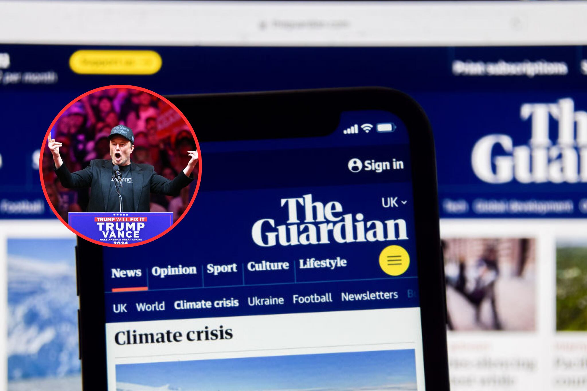 El medio británico The Guardian informa que dejará de publicar desde sus cuentas en X.