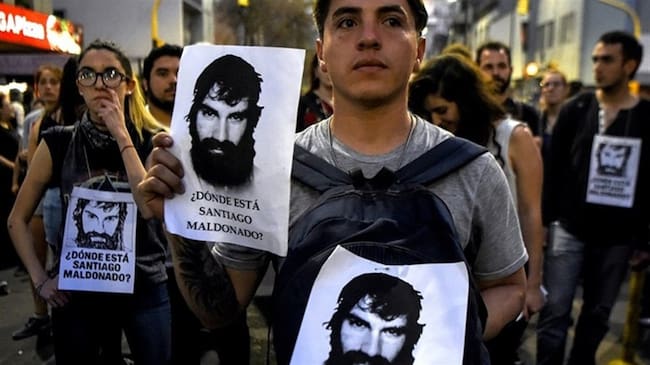 Familia de Santiago Maldonado confirma que sí es su cuerpo. Foto: Getty Images