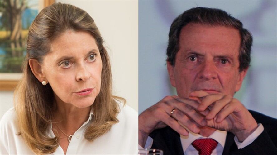 La vicepresidenta y canciller Marta Lucía Ramírez le respondió al exministro Fernando Londoño. Foto: Colprensa