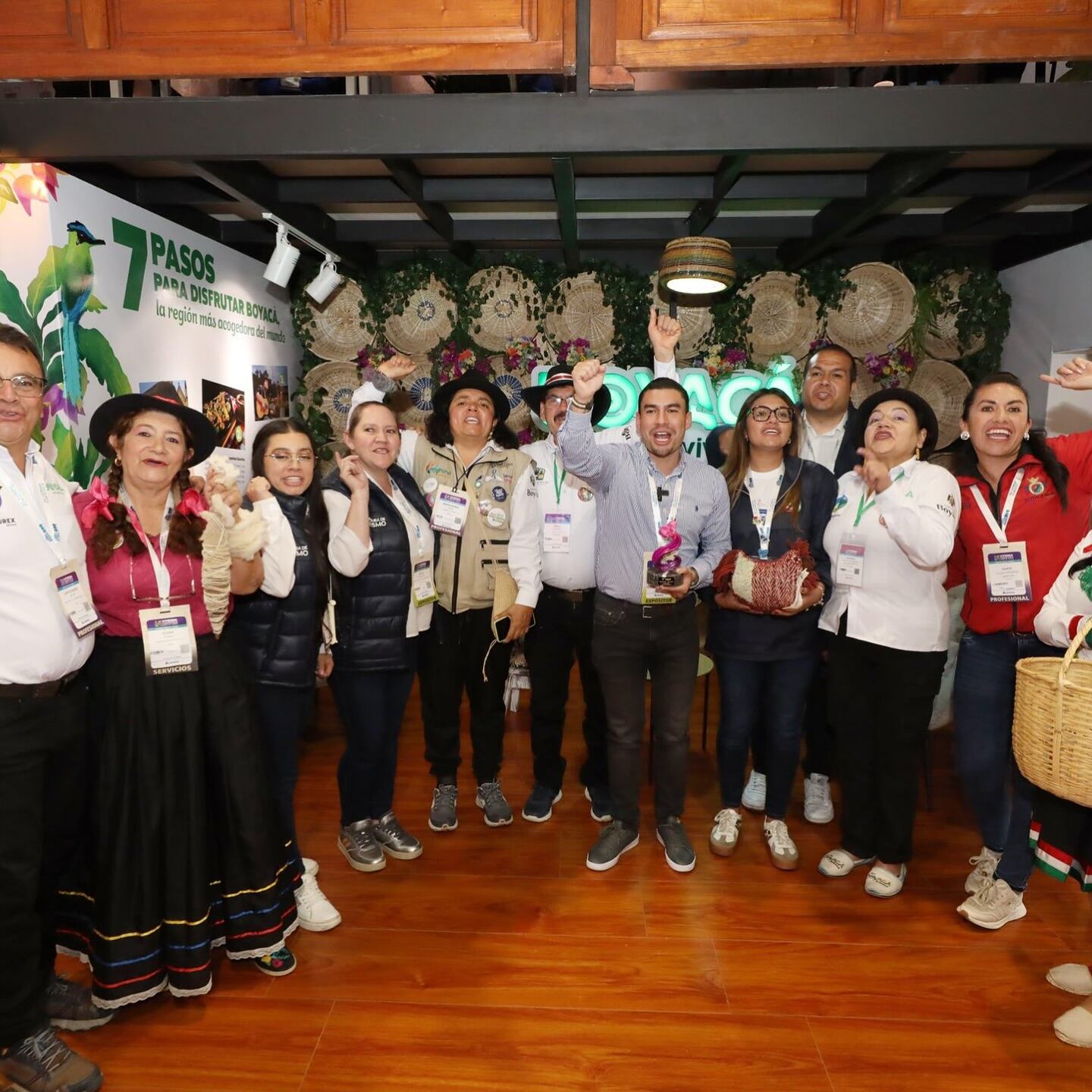 El departamento tuvo el segundo mejor stand en la vitrina de Anato. Foto | Gobernación de Boyacá