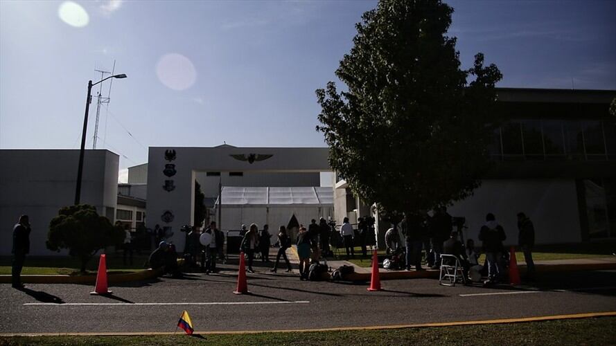 Fuerte agarrón entre el director de la Aerocivil y el encargado de seguridad de la entidad. Foto: Colprensa