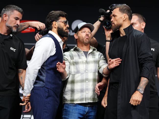 Arman Tsarukyan vs. Maurício Ruffy. Foto: Getty Images.