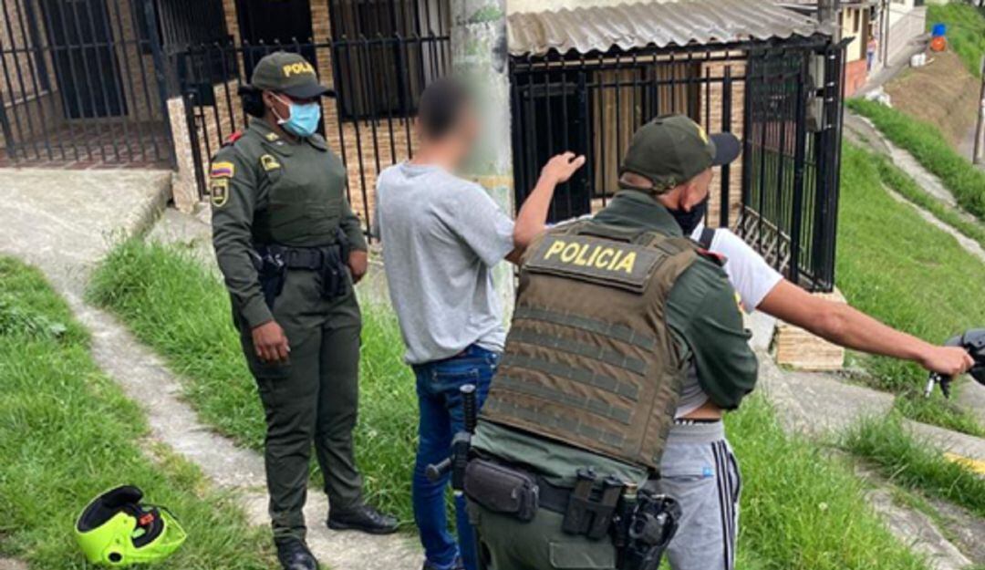 Foto: Enviada desde la Policía Metropolitana de Manizales.