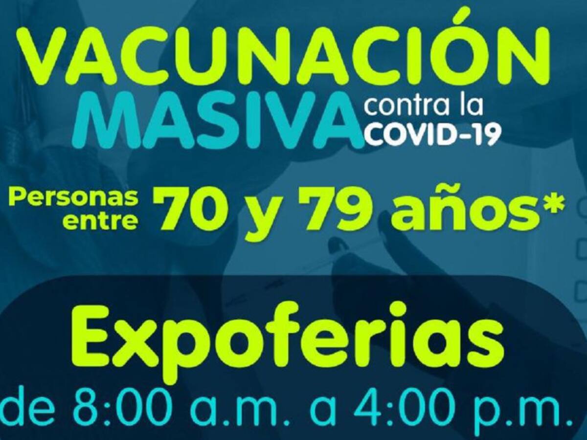 Pobre asistencia de adultos mayores a Expoferias para la vacunación