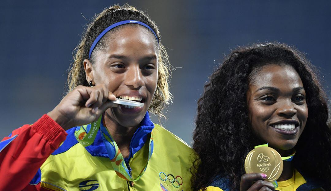 Yulimar Rojas, plata en Rio 2016 y Caterine Ibargüen, oro