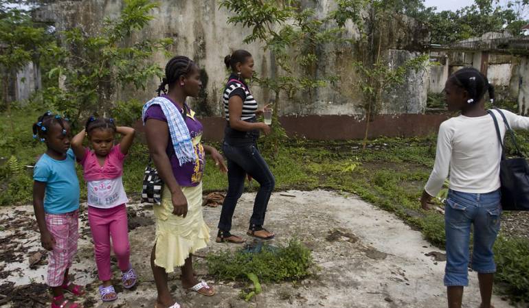 Habitantes del corregimiento de Bella Vista (Bojayá, Chocó)