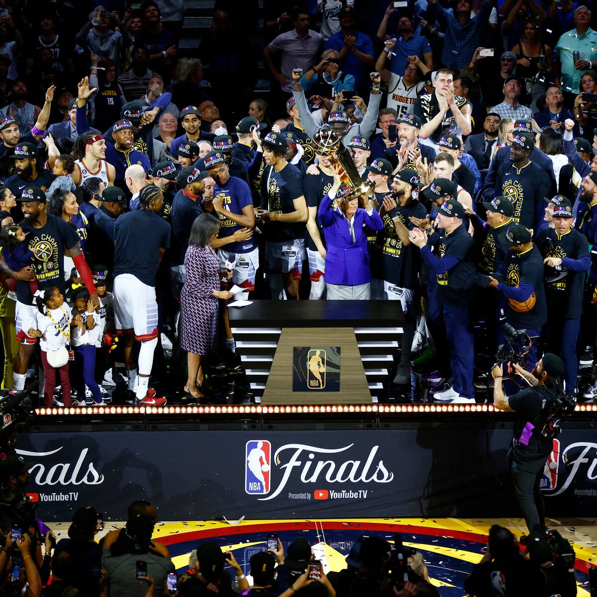 Los Denver Nuggets se proclamaron campeones de la NBA por primera vez en la historia