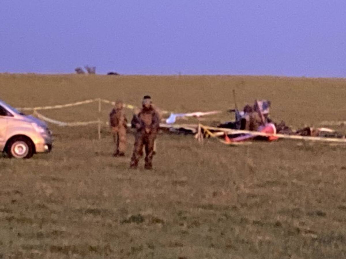 Helicóptero uruguayo que transportaba vacunas se incendió