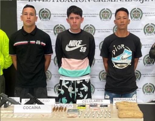 Autoridades de Cúcuta capturaron a presuntos integrantes de los AK47 / Foto: Policía Metropolitana de Cúcuta