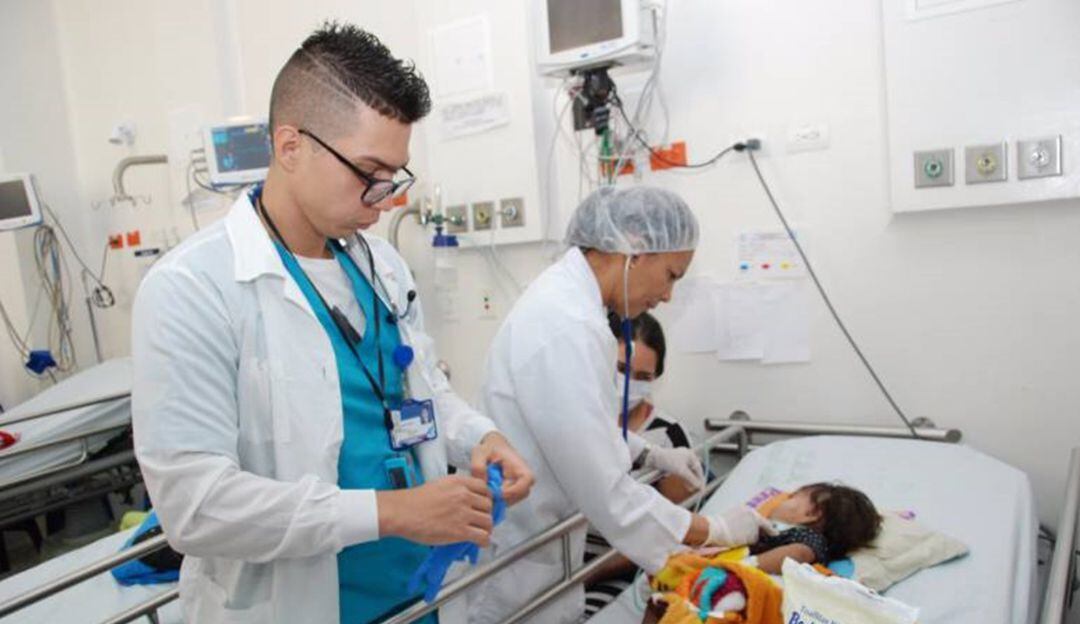 Niño hospitalizado 