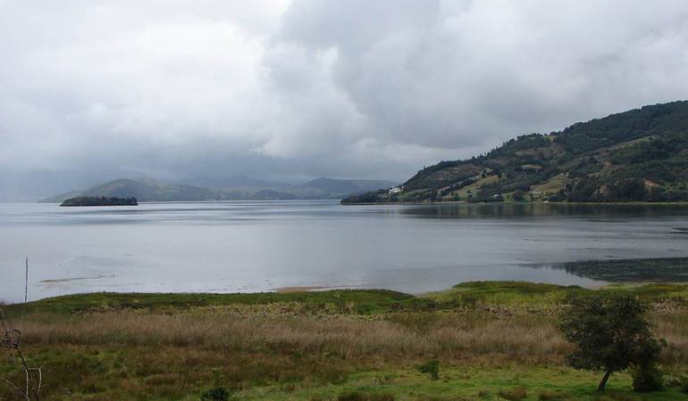 Imagen de archivo del lago de Tota.