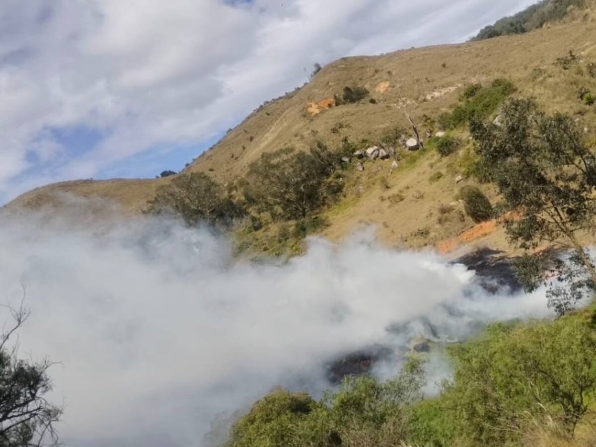 Incendios forestales en Cundinamarca aumentan en agosto: van más de 1.300 hectáreas afectadas