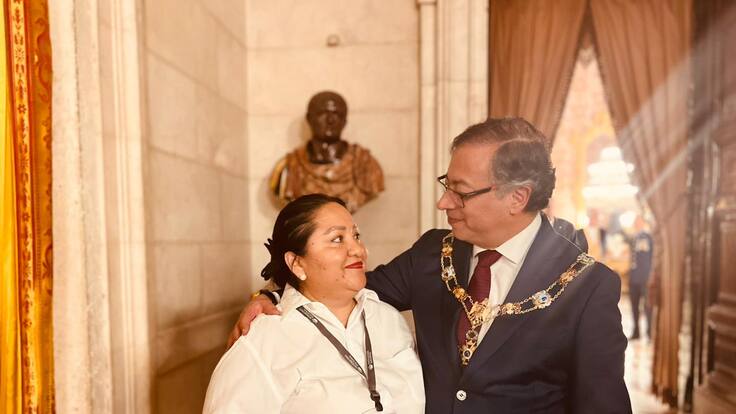 La historia de María Luisa Mallama, la colombiana que trabaja en el Palacio Real de Madrid