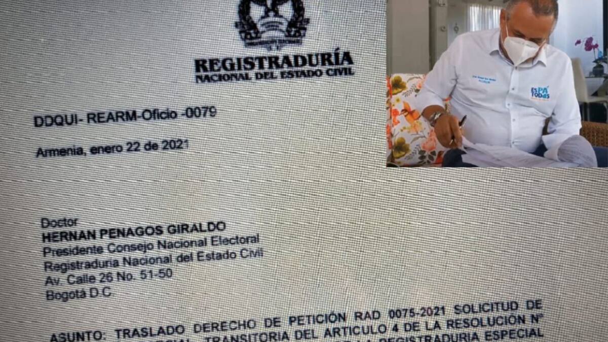 Jesús Obando pide suspender trámite de revocatoria