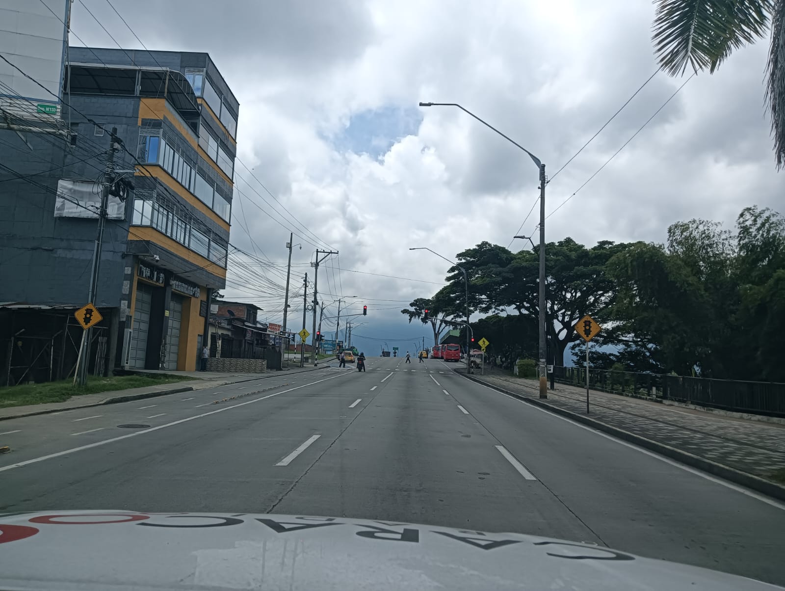 Hoy día sin carro y sin moto en Armenia. Foto: Adrián Trejos
