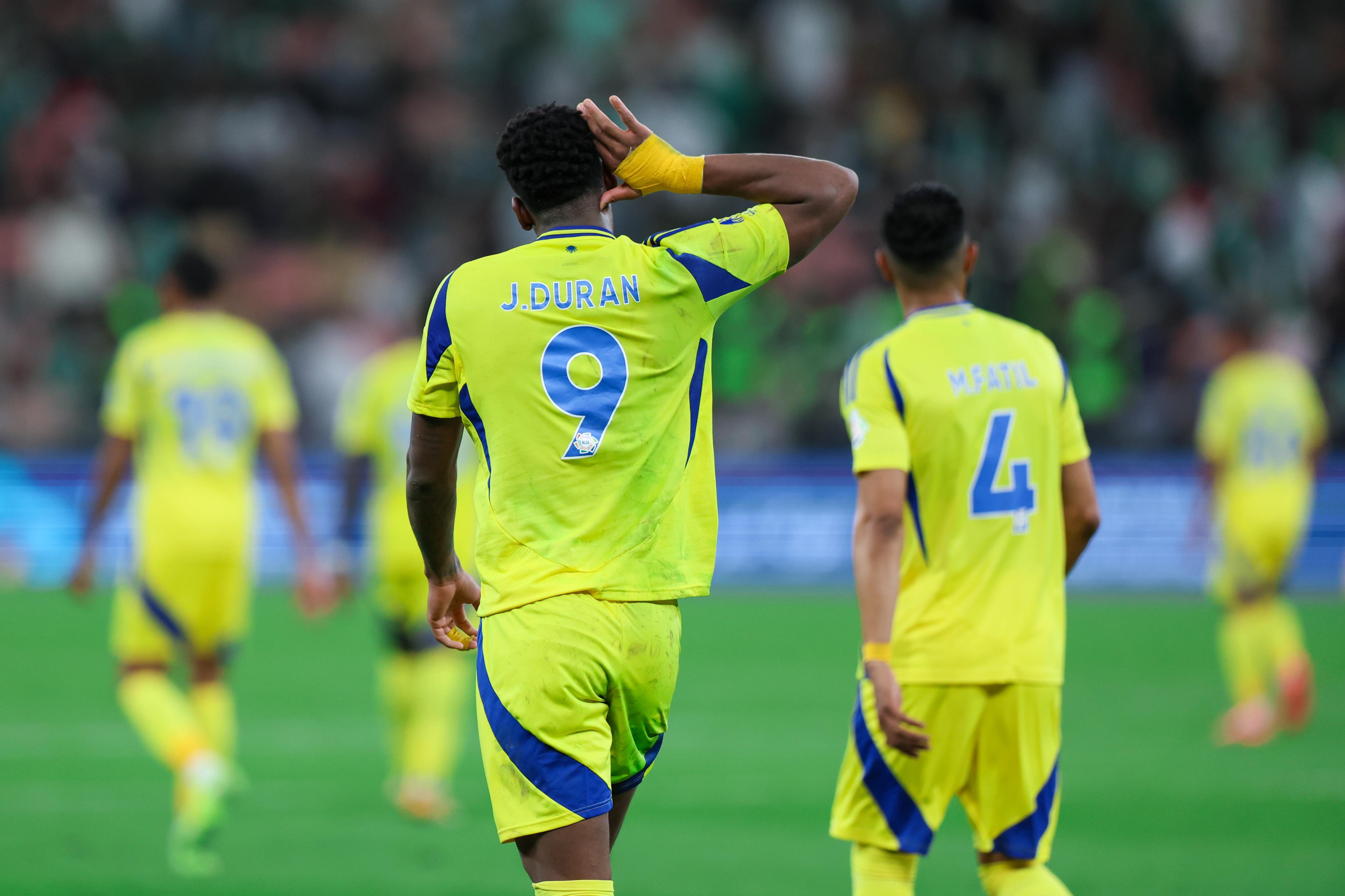 Jhon Durán con el Al Nassr - Getty Images