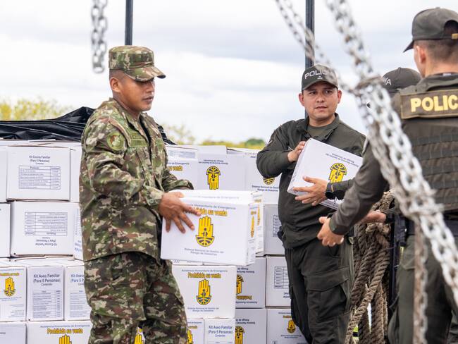 UNGRD entrega 80 toneladas de ayuda humanitaria a más de 3.500 familias en la Orinoquía