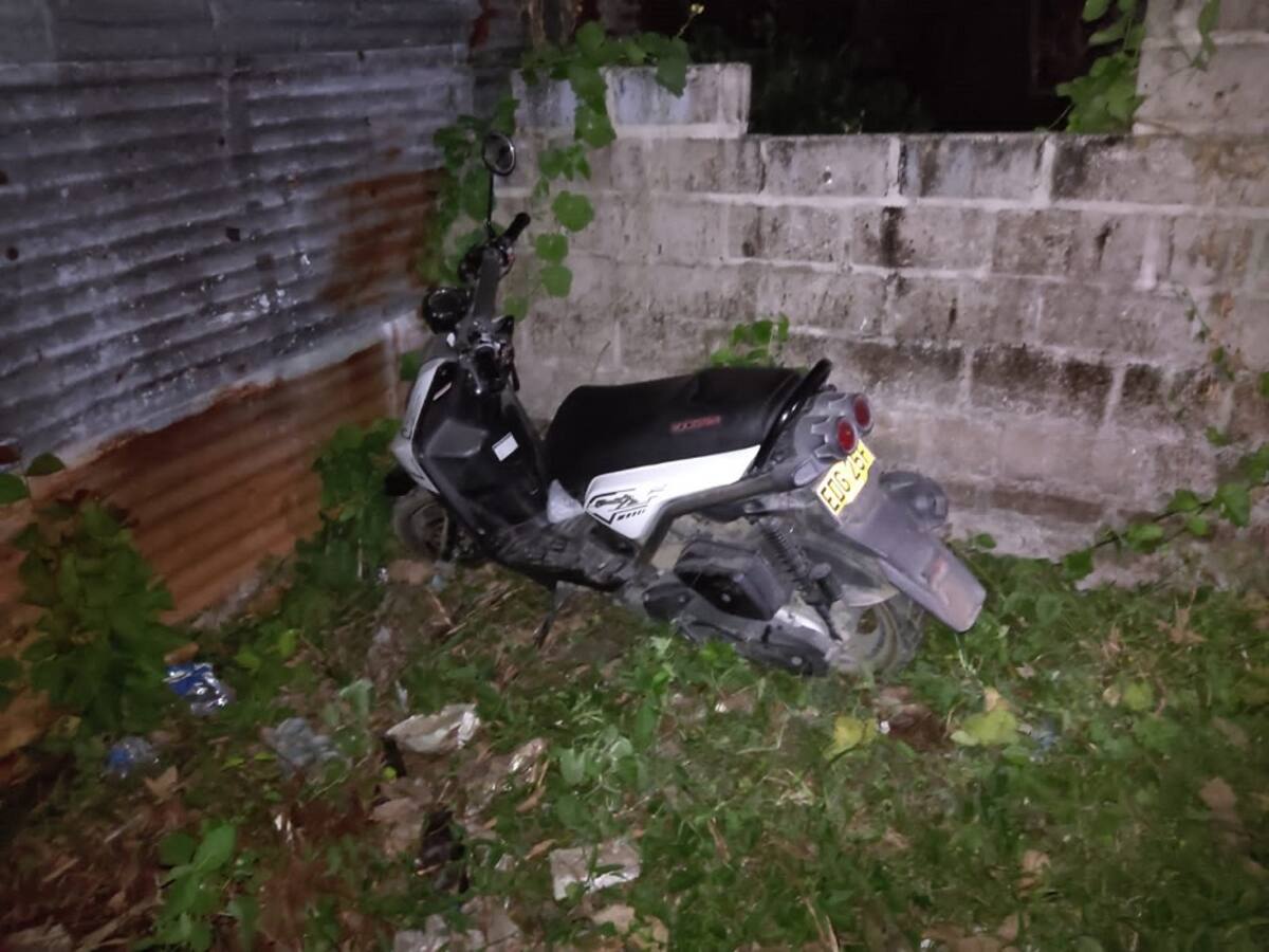 Policía de Bolívar recuperó motocicleta hurtada en Magangué