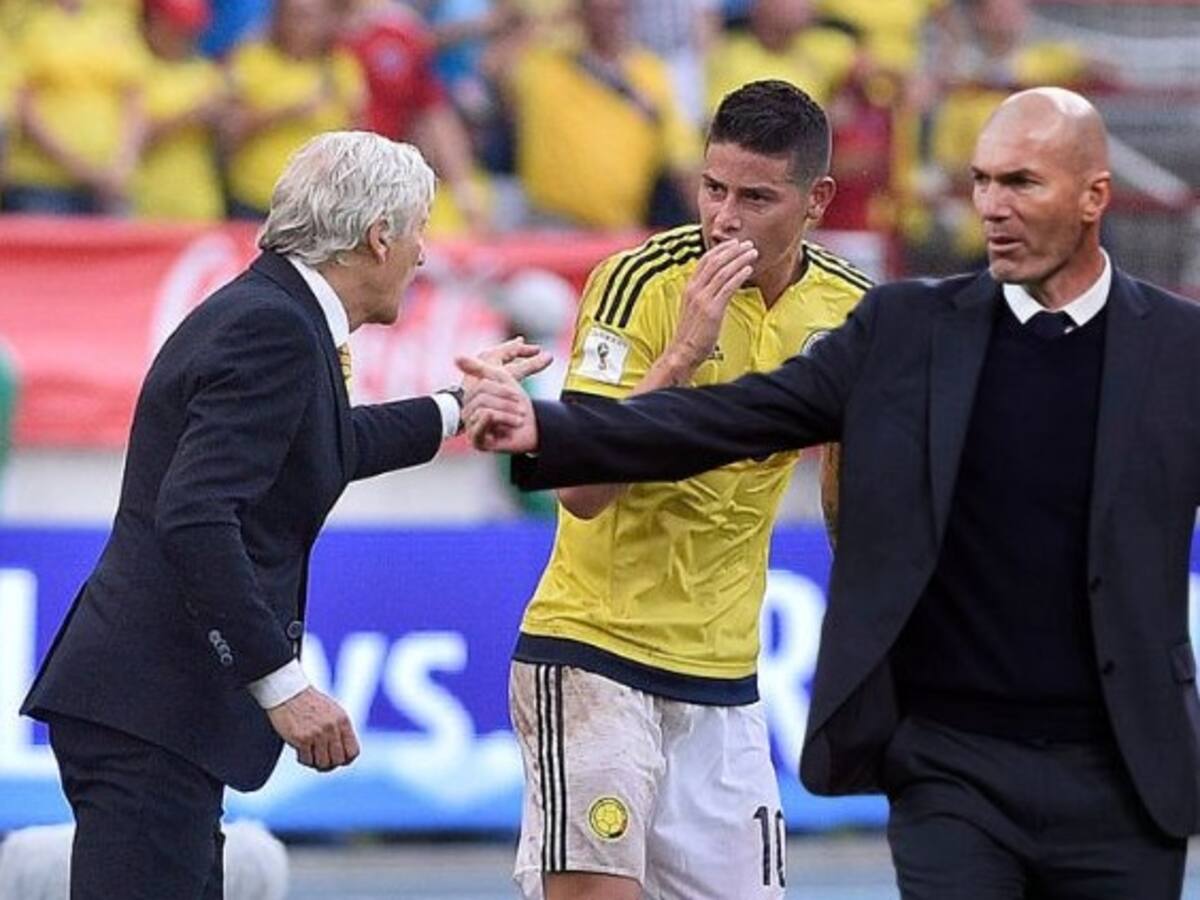 Pékerman reveló charla con Zidane ¿Por qué no jugaba con James Rodríguez en el Real Madrid?
