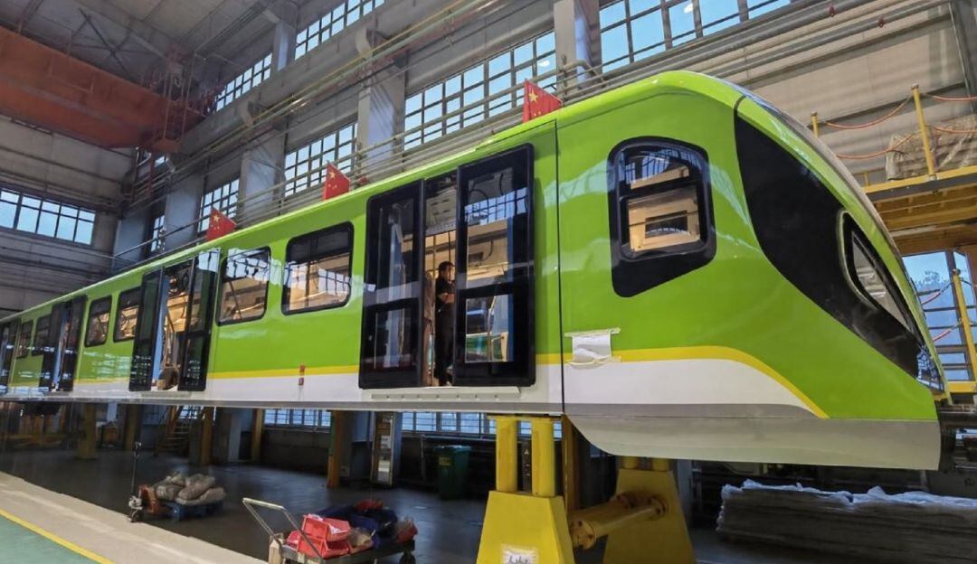 Vagón del Metro de Bogotá