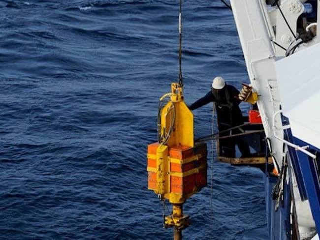 Investigación de liberación de metano desde el fondo marino