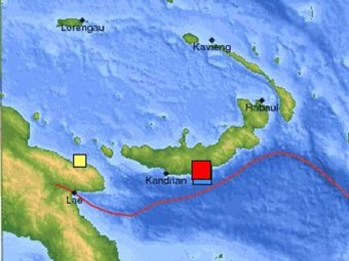 Sismo de magnitud 6,9 cerca de Papúa Nueva Guinea