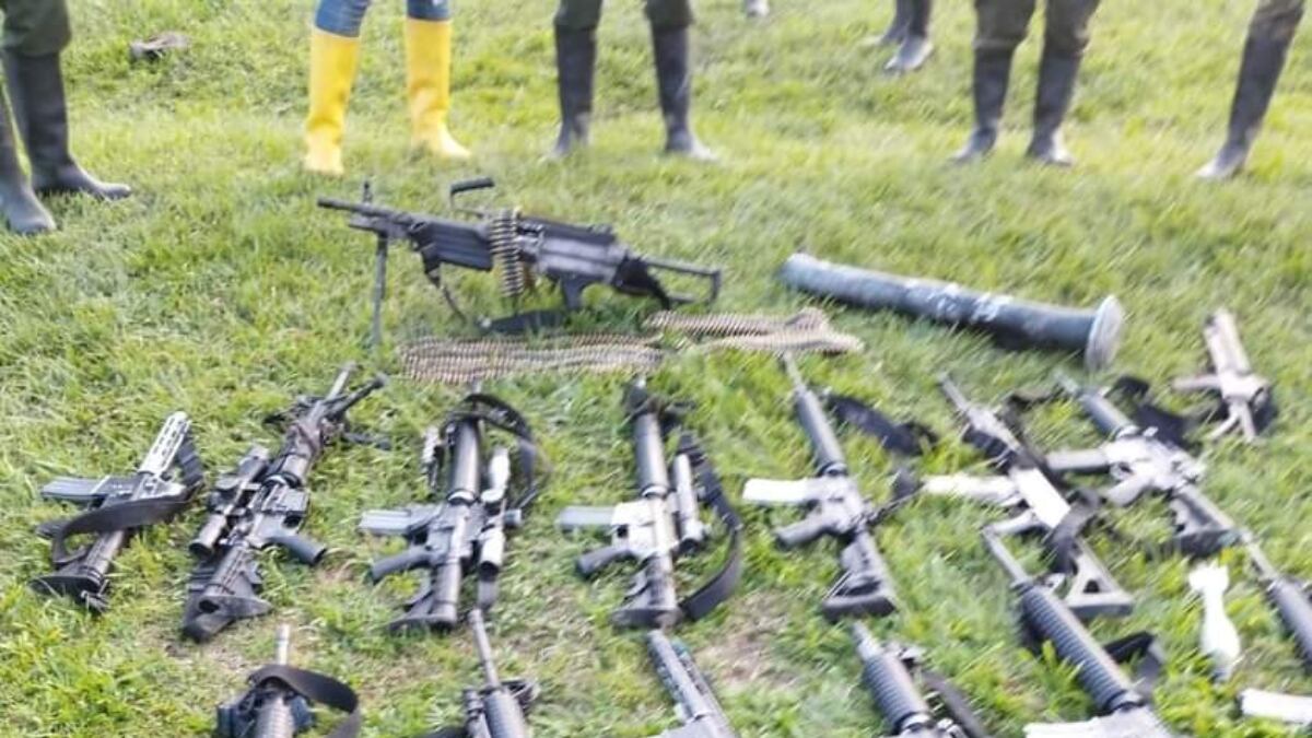 Combates en Arauca. Foto: Cortesía.