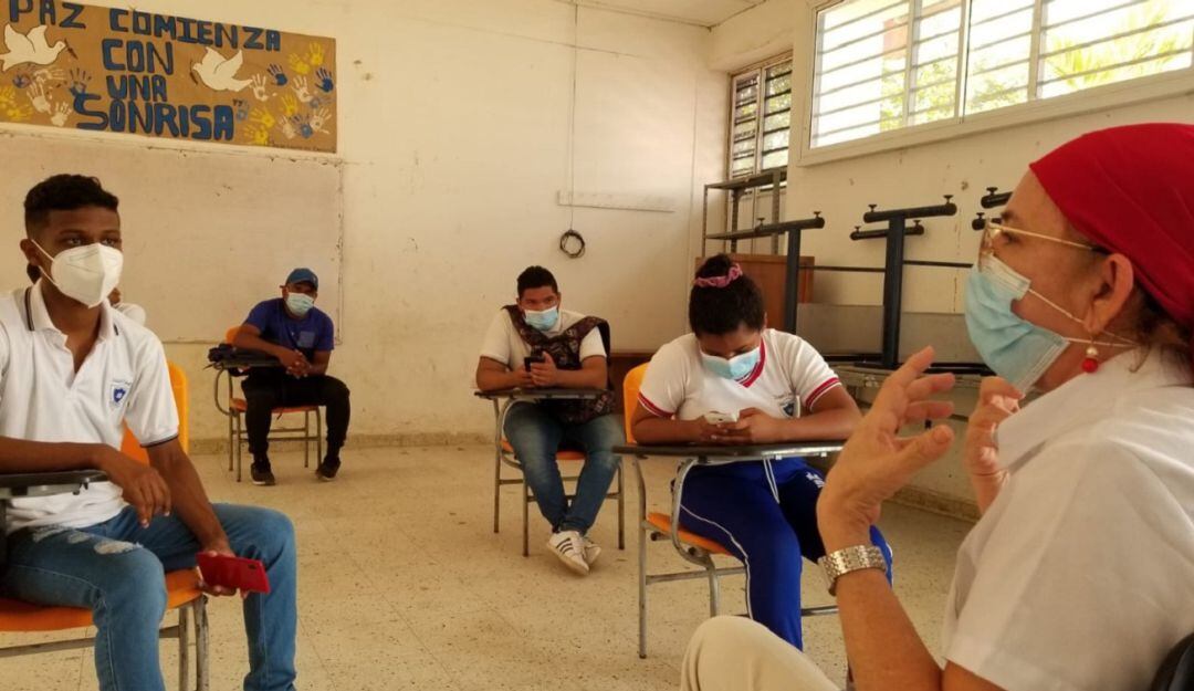 La secretaria de Educación aseguró que durante el 2020 se hicieron transferencias por más de 49 millones de pesos y este año por 14 millones