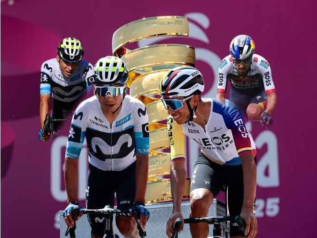 Einer Rubio, Nairo Quintana, Egan Bernal y Daniel Felipe Martínez / Composición: Caracol Radio