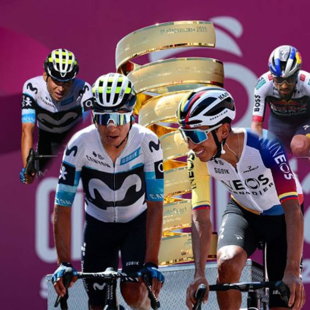 Clasificación general del Giro de Italia 2025: Así finalizaron Egan Bernal, Nairo, Rubio y Martínez