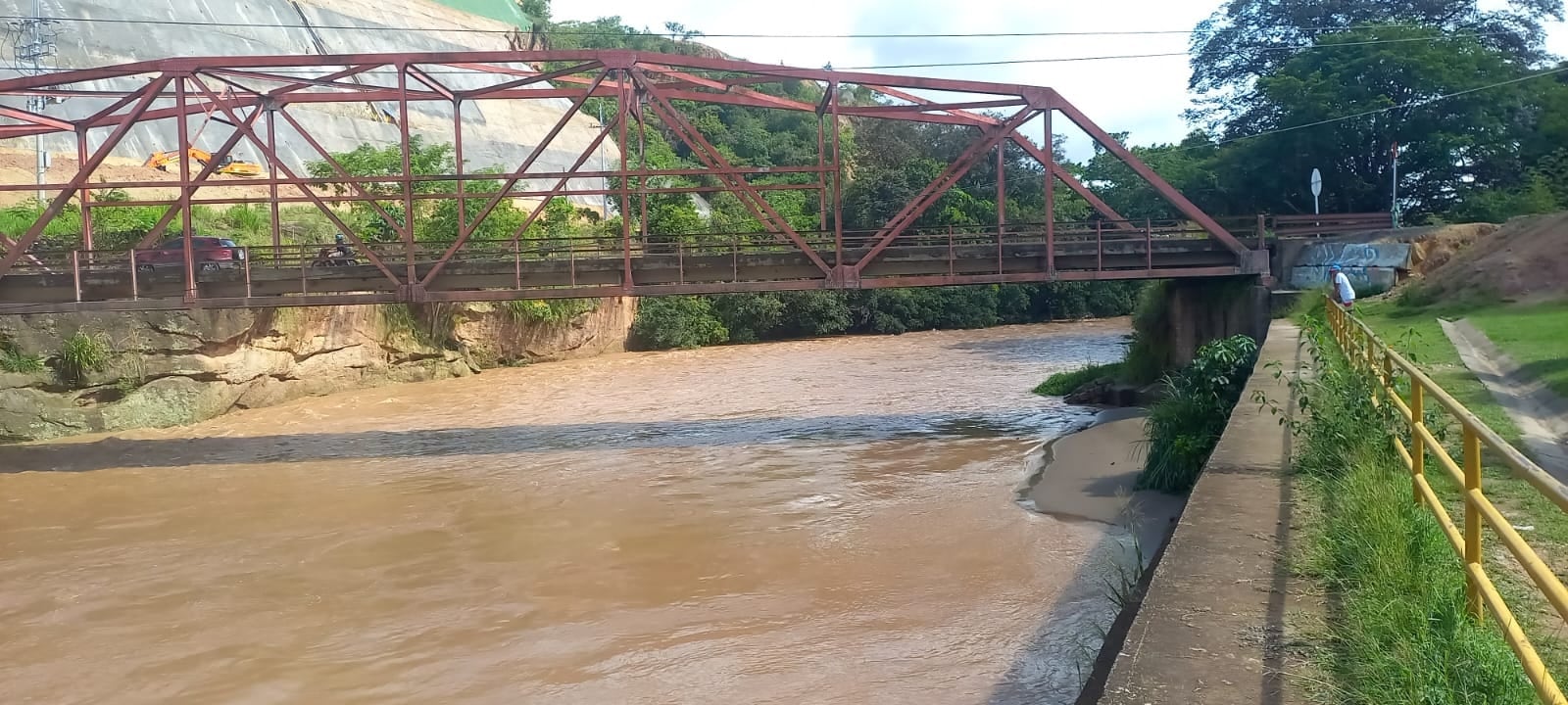 Río Sumapaz ha incrementado su nivel en el Tolima