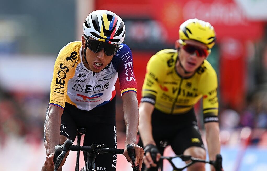 Egan Bernal y Jonas Vingegaard / Getty Images