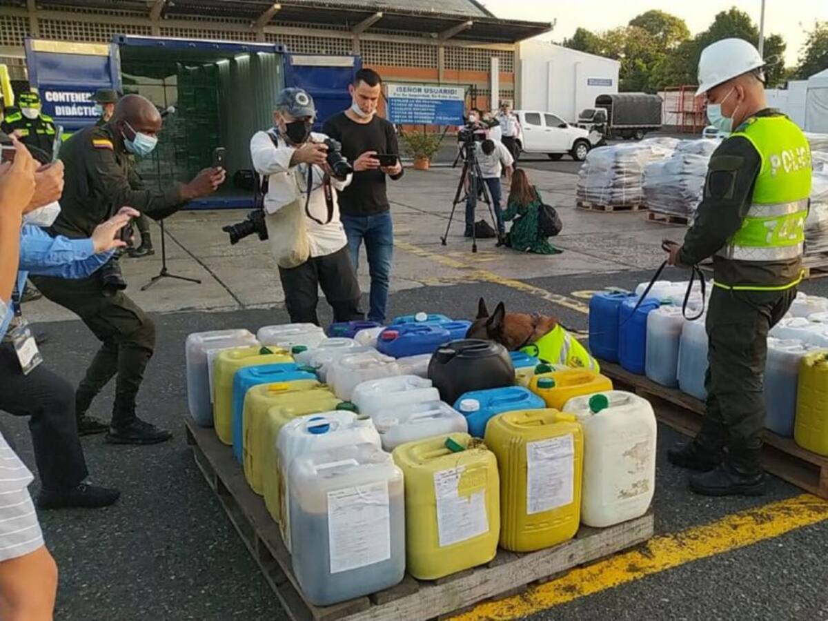 Incautan 38 toneladas de melaza y abono orgánico con droga en Cartagena