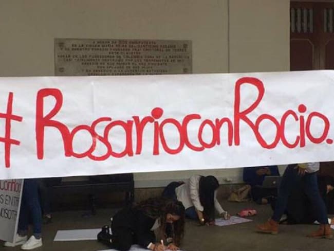 Profesora Peña tomará medidas contra estudiantes de la Universidad del Rosario