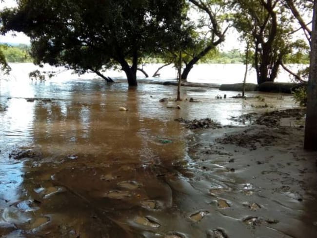 Inundación registrada durante el año 2017 en La Dorada, Caldas