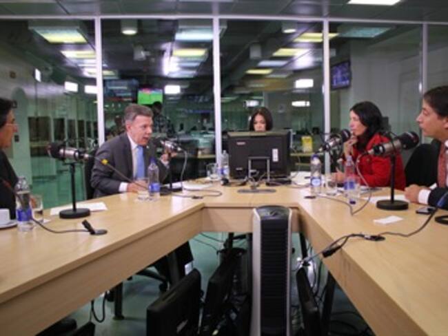 [Audio] Debate de Hora 20 y La República con Juan Manuel Santos