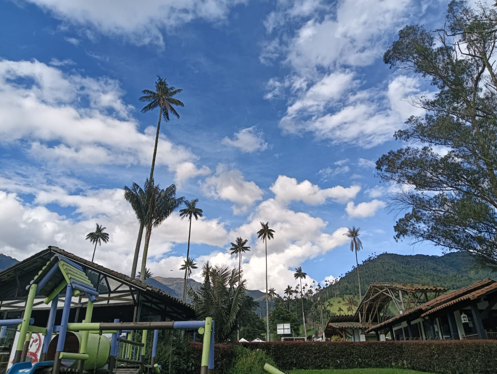 El hermoso valle de cocora, donde Juan B. Restaurante en Salento, Quindío. Foto: Adrián Trejos