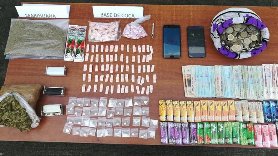 Desarticulan banda de extorsionistas que operaba en la comuna 15 de Cali. Foto: Policía